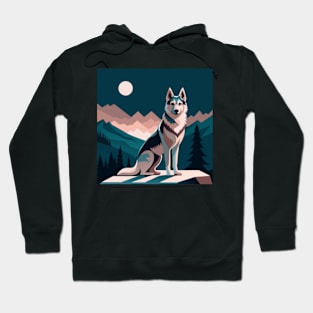 Wolf in the forest Hoodie